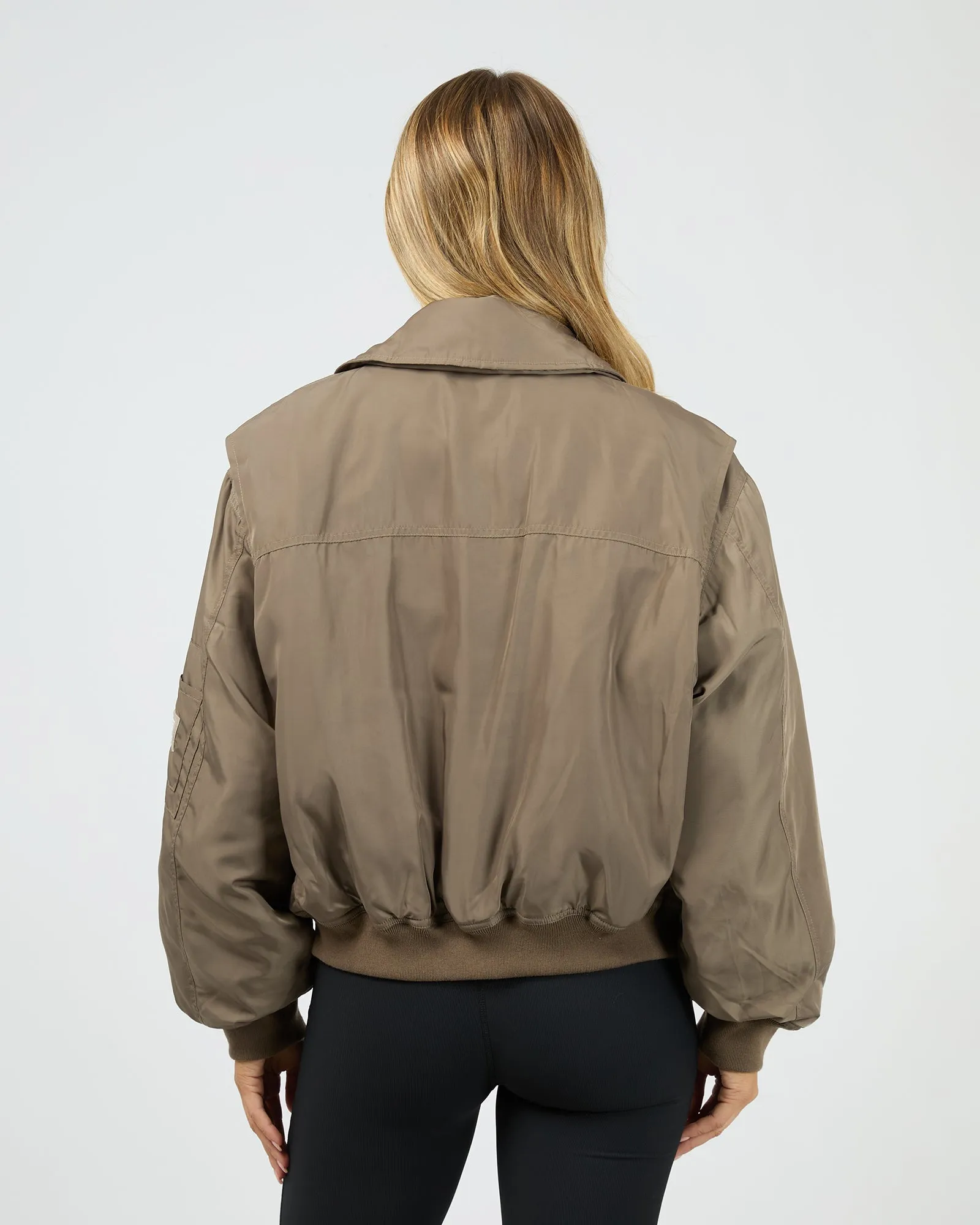 Active Luxe Bomber Mocha sold by All About Eve product image thumbnail 3