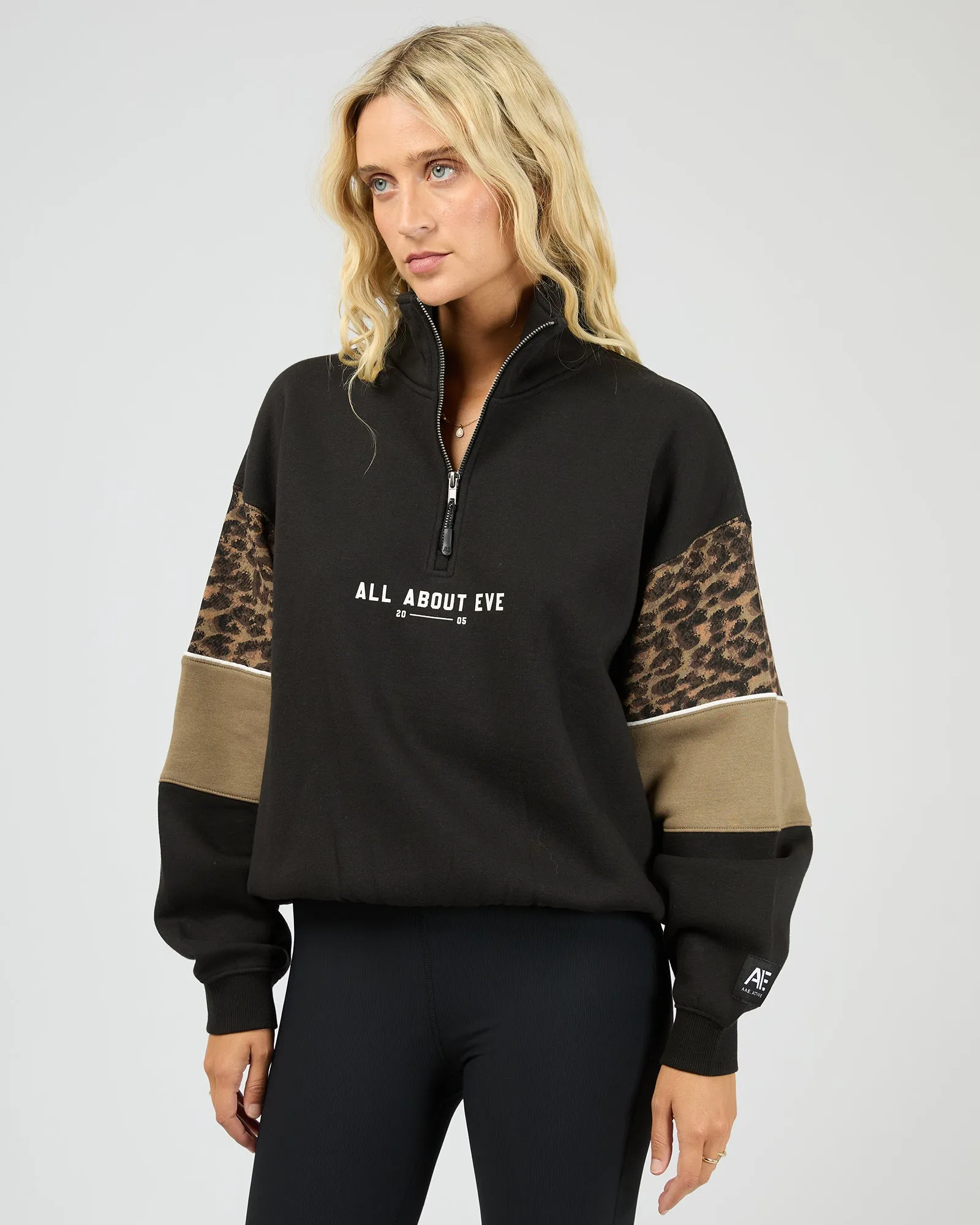 Into The Wild 1/4 Zip Black sold by All About Eve product image thumbnail 4