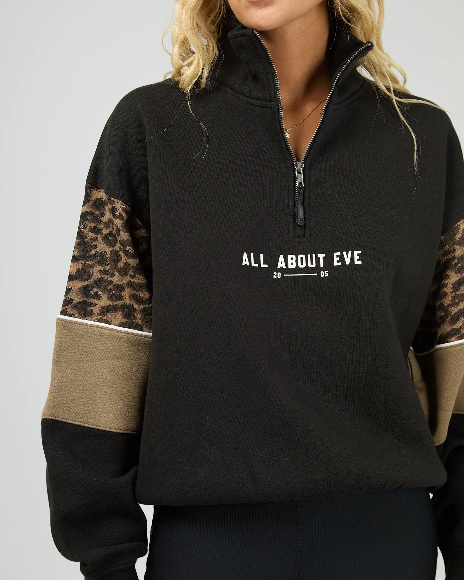 Into The Wild 1/4 Zip Black sold by All About Eve product image thumbnail 5