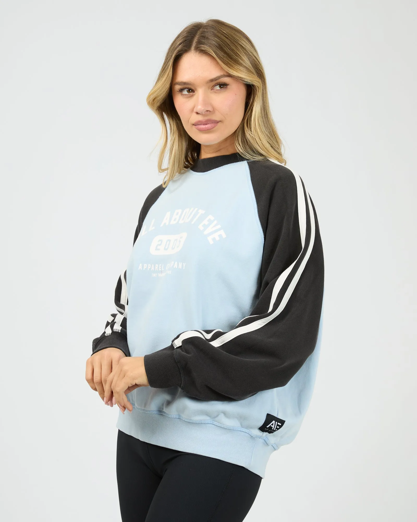 Contrast Club Raglan Crew Blue sold by All About Eve product image thumbnail 4