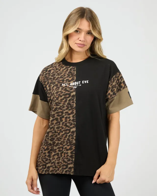 Into The Wild Relaxed Tee Blk made by All About Eve