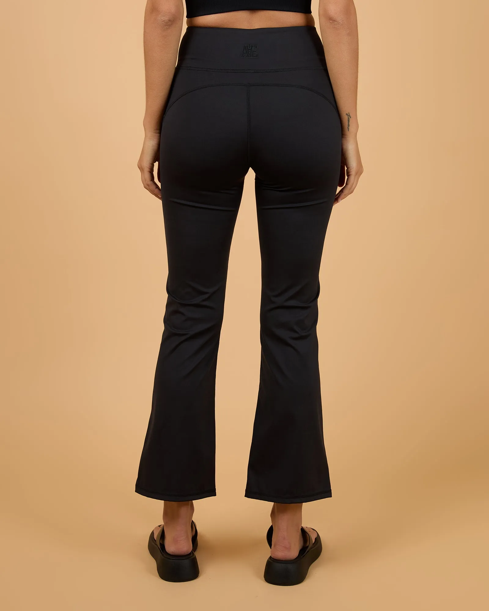 Studio Crop Flare Pant Black sold by All About Eve product image thumbnail 4