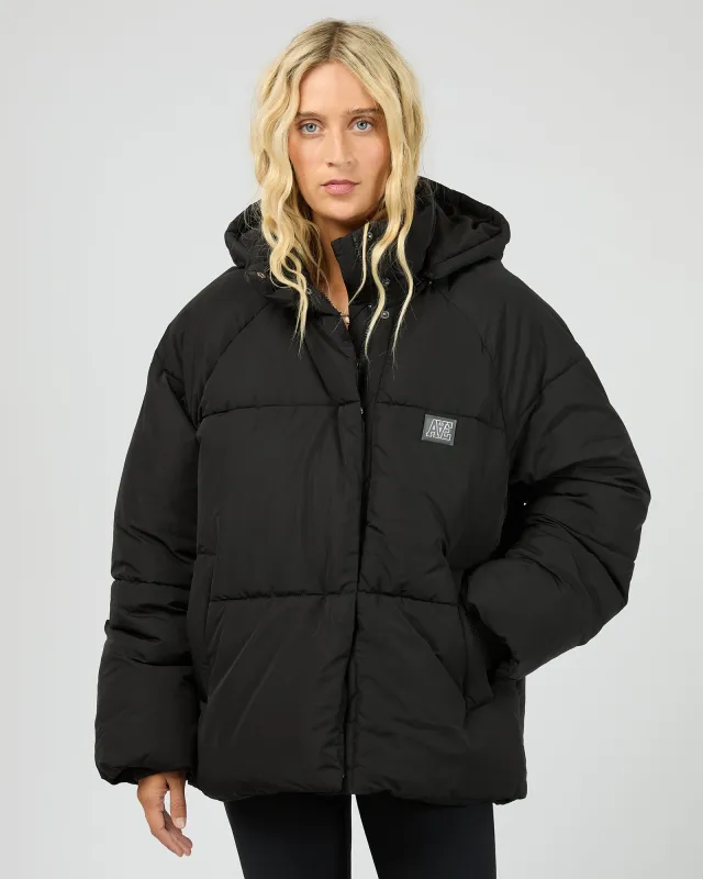 Elevate Puffer Jacket Black made by All About Eve