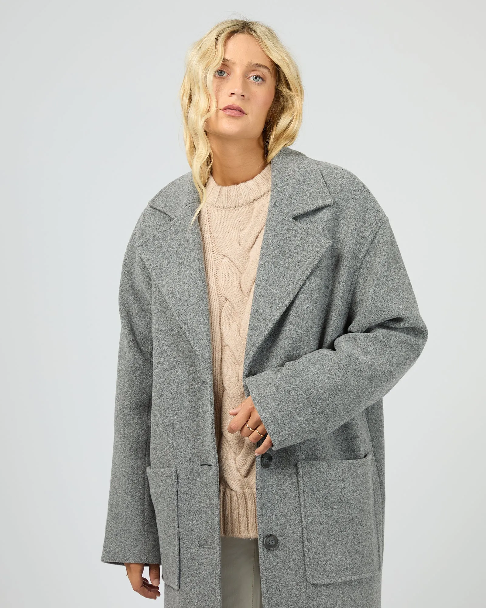Long Island Coat Grey sold by All About Eve product image thumbnail 3