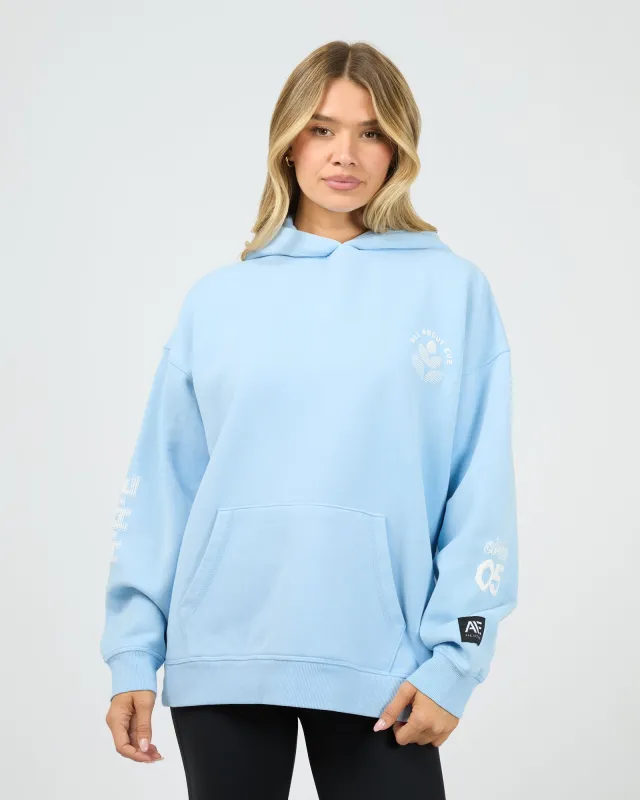 Serene Relaxed Hoodie Blue sold by All About Eve