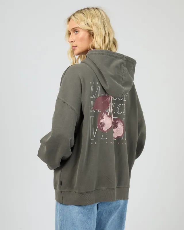 Dolce Relaxed Hoodie Charcoal sold by All About Eve