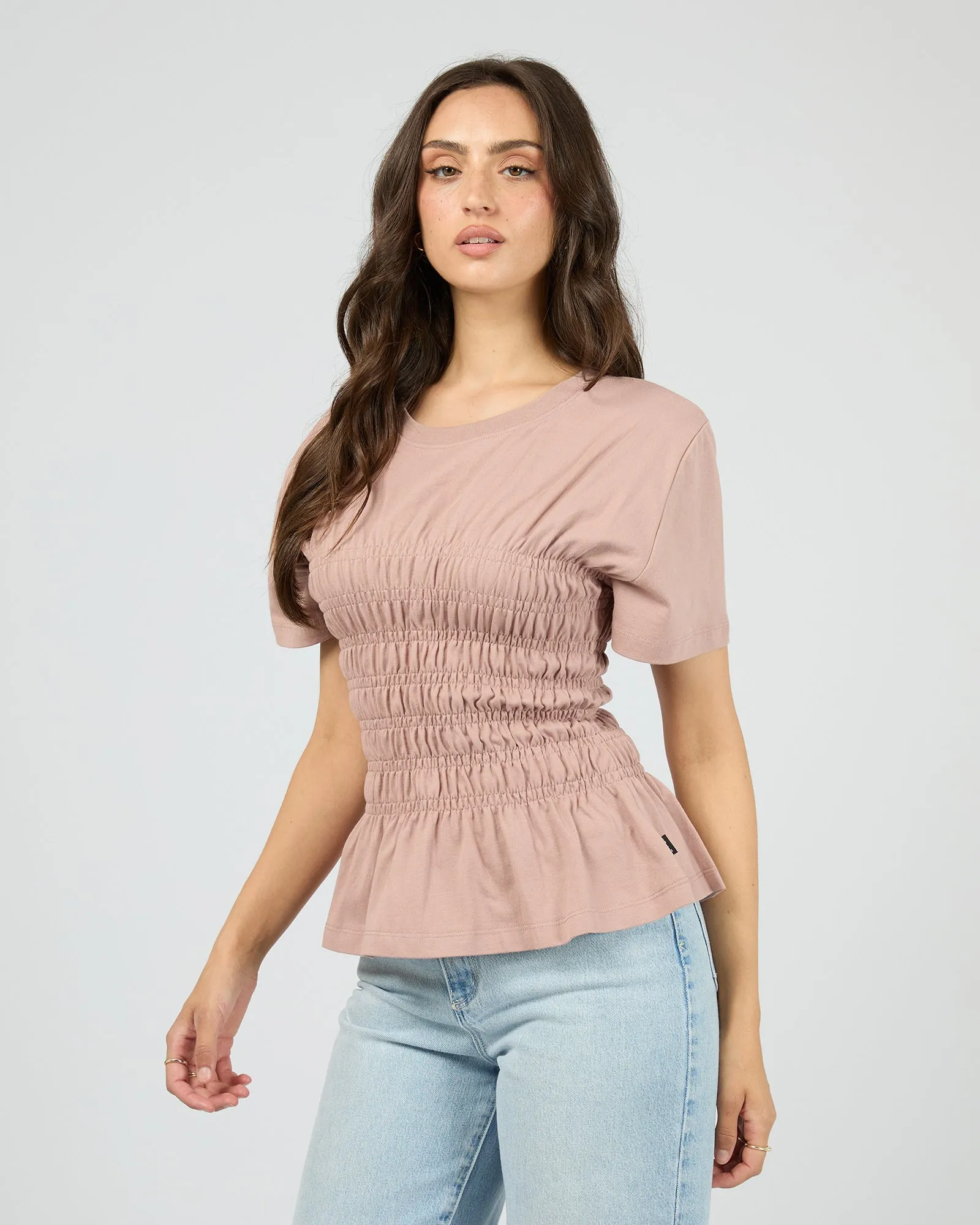 Lipa Ruched Top Fawn sold by All About Eve product image thumbnail 4