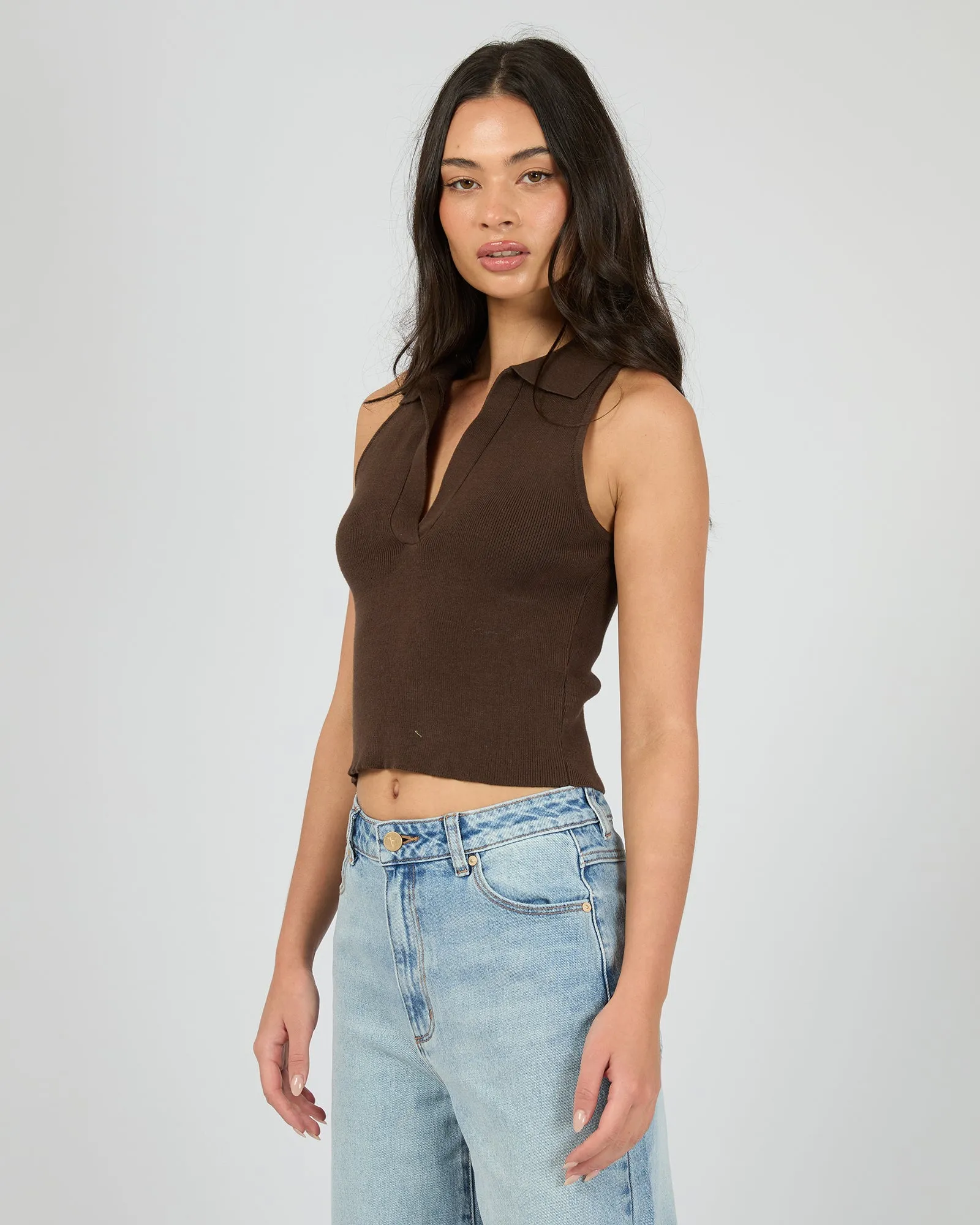 Carrie Knit Top Brown sold by All About Eve product image thumbnail 5