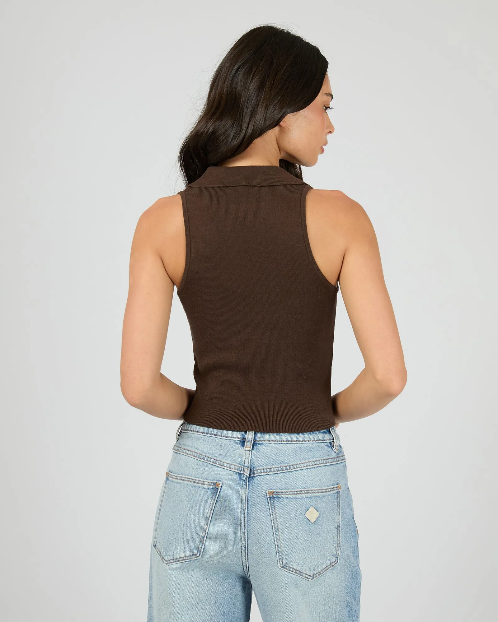 Carrie Knit Top Brown sold by All About Eve product image thumbnail 3
