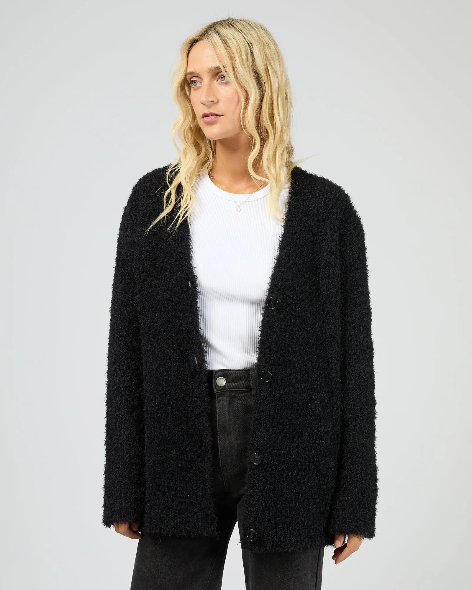 Blume Oversized Cardigan Black sold by All About Eve product image thumbnail 4