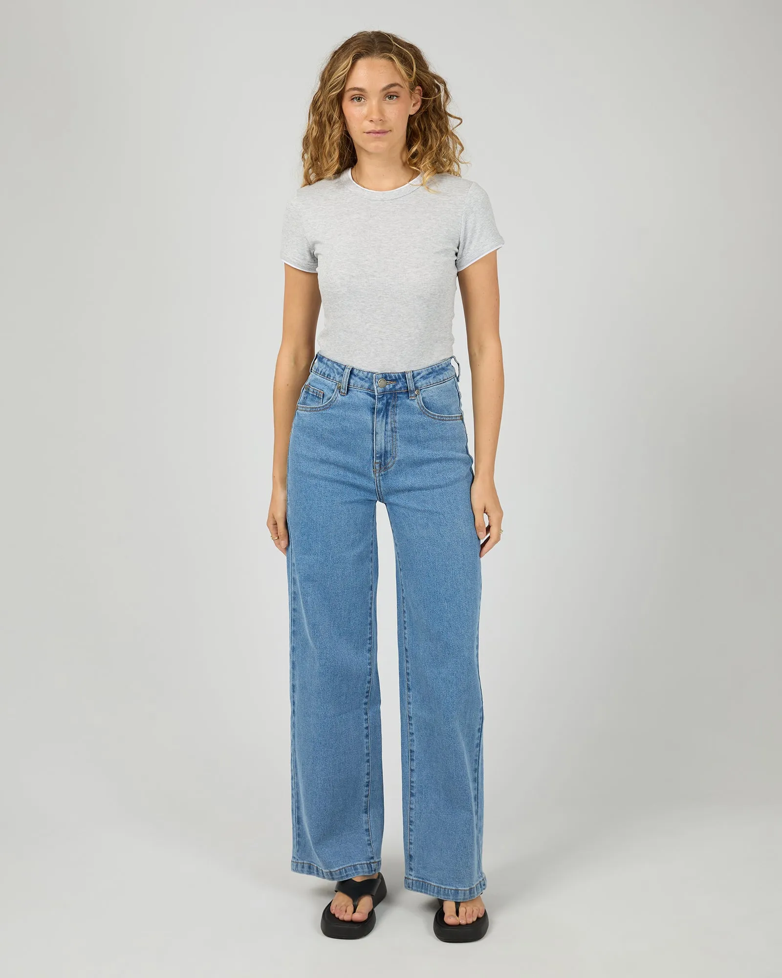 Aae Layers Tee Grey Marle sold by All About Eve product image thumbnail 2