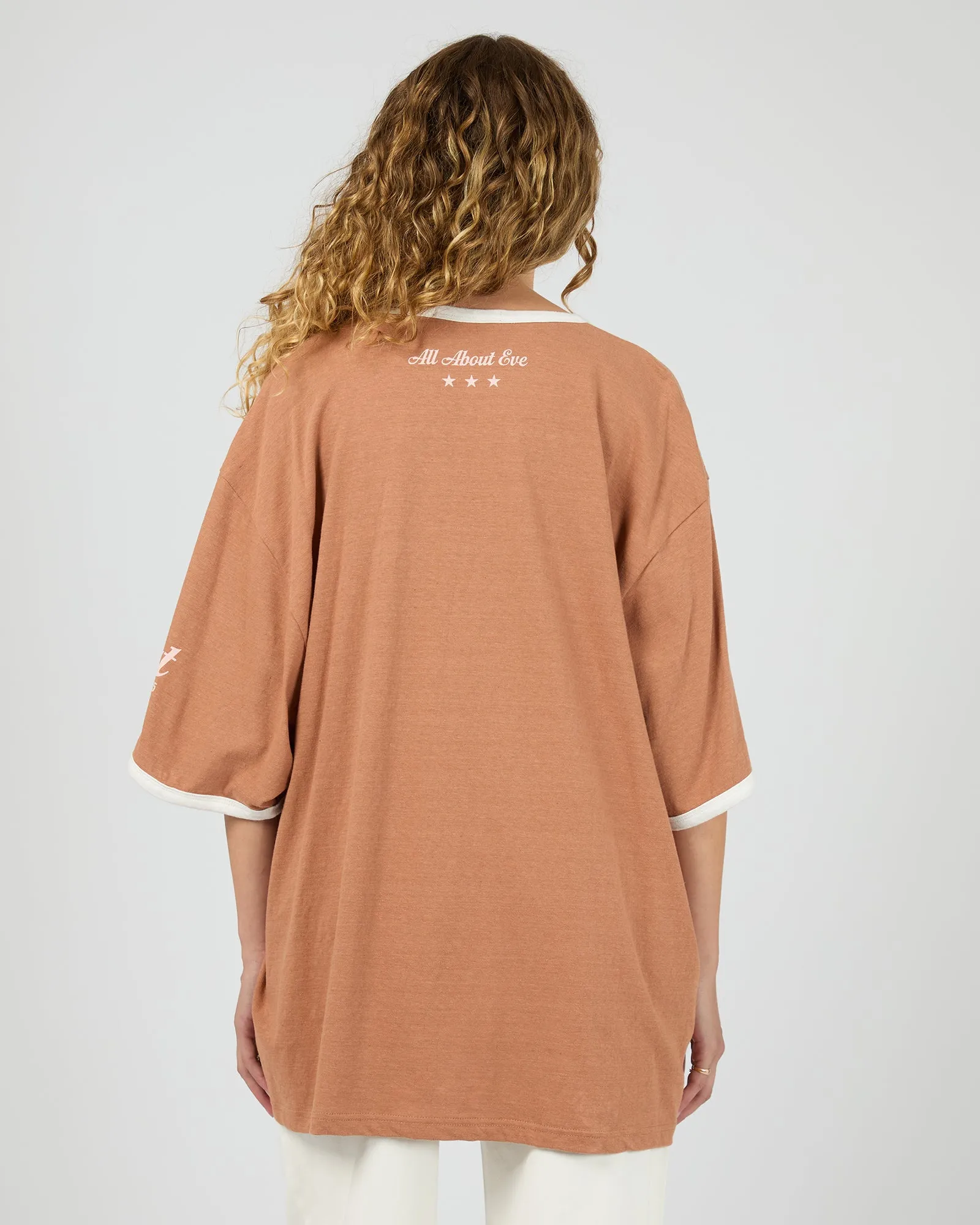 Howdy Oversized Tee Cinnamon sold by All About Eve product image thumbnail 3