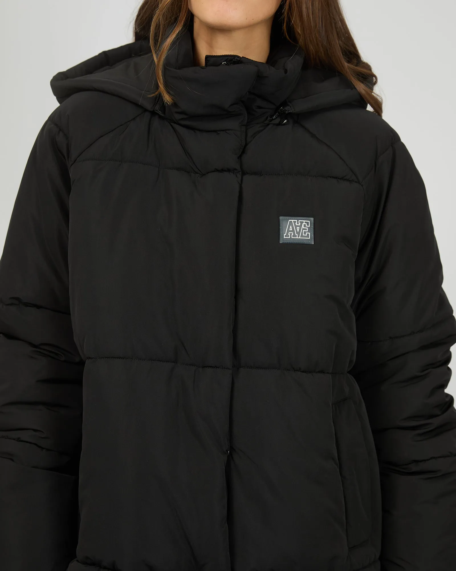 Elevate Long Puffer Jacket Black sold by All About Eve product image thumbnail 5