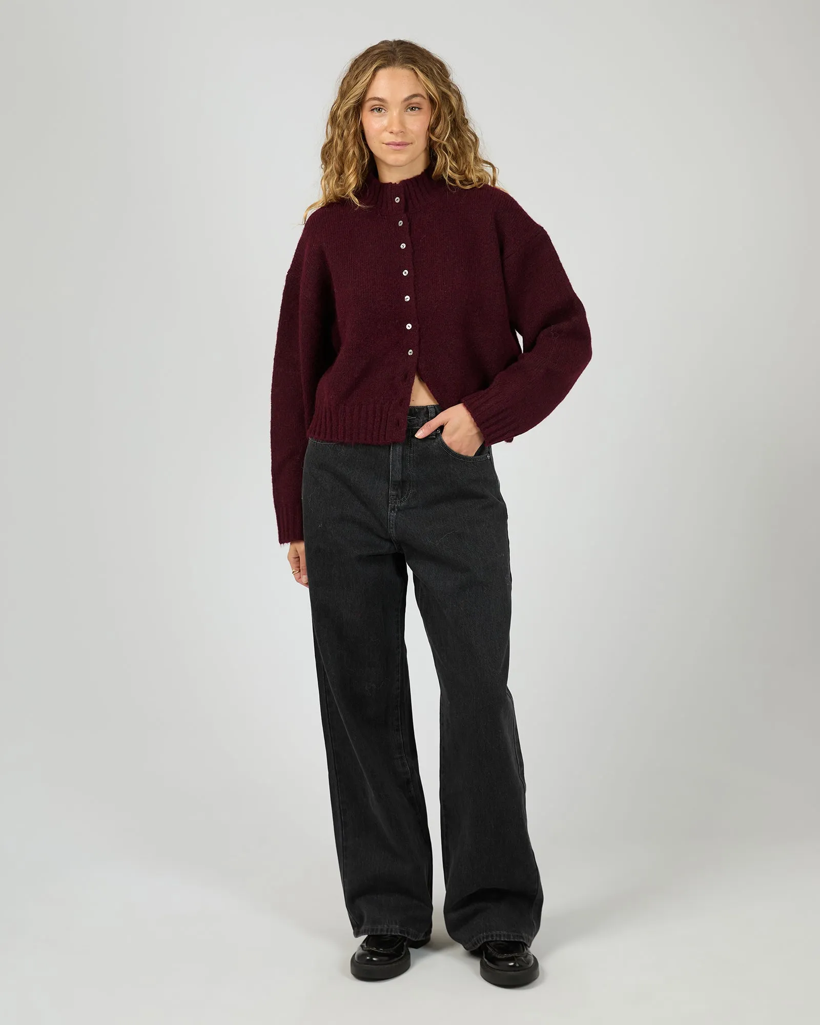 Rosalia Cardigan Wine sold by All About Eve product image thumbnail 2