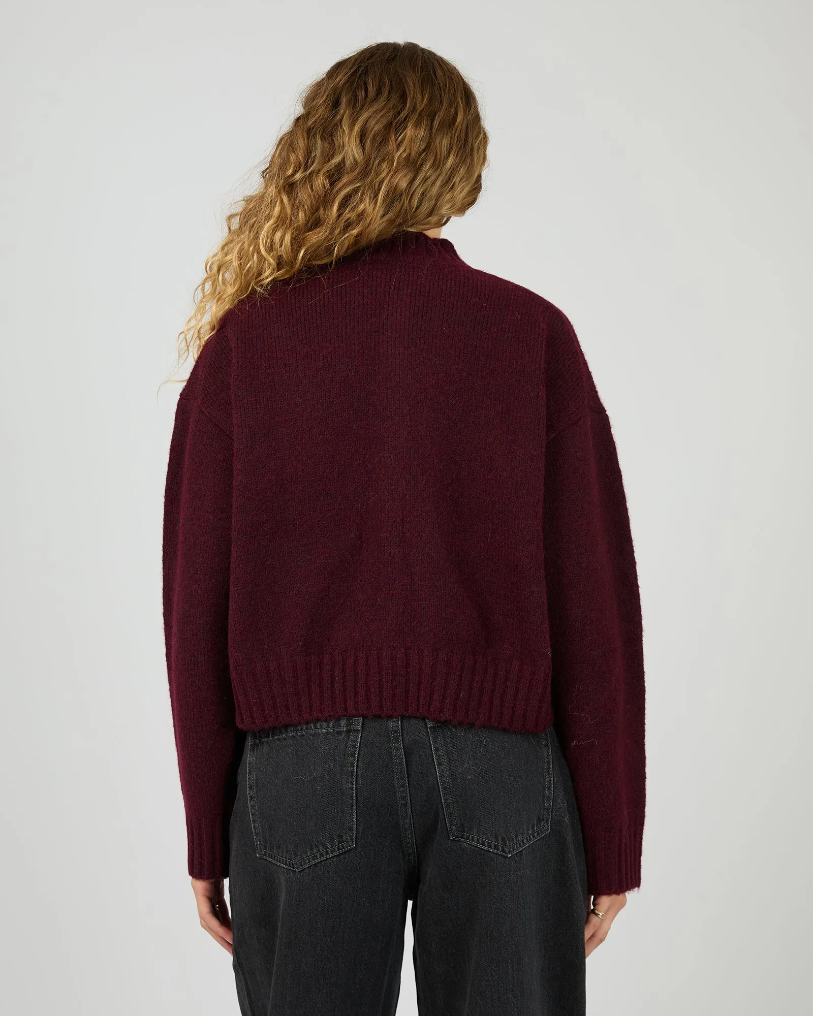 Rosalia Cardigan Wine sold by All About Eve product image thumbnail 3
