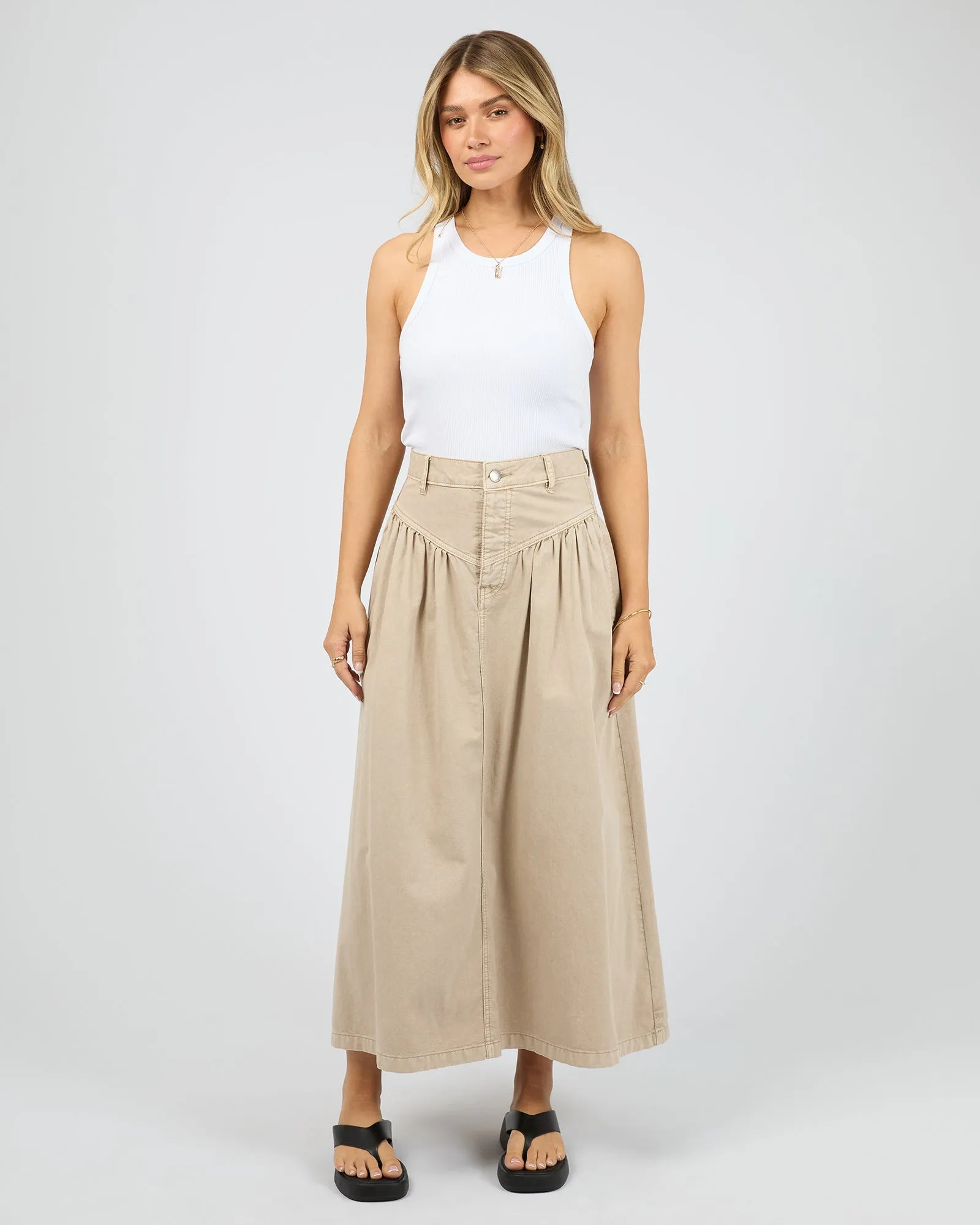 Arlo Maxi Skirt Beige sold by All About Eve product image thumbnail 2
