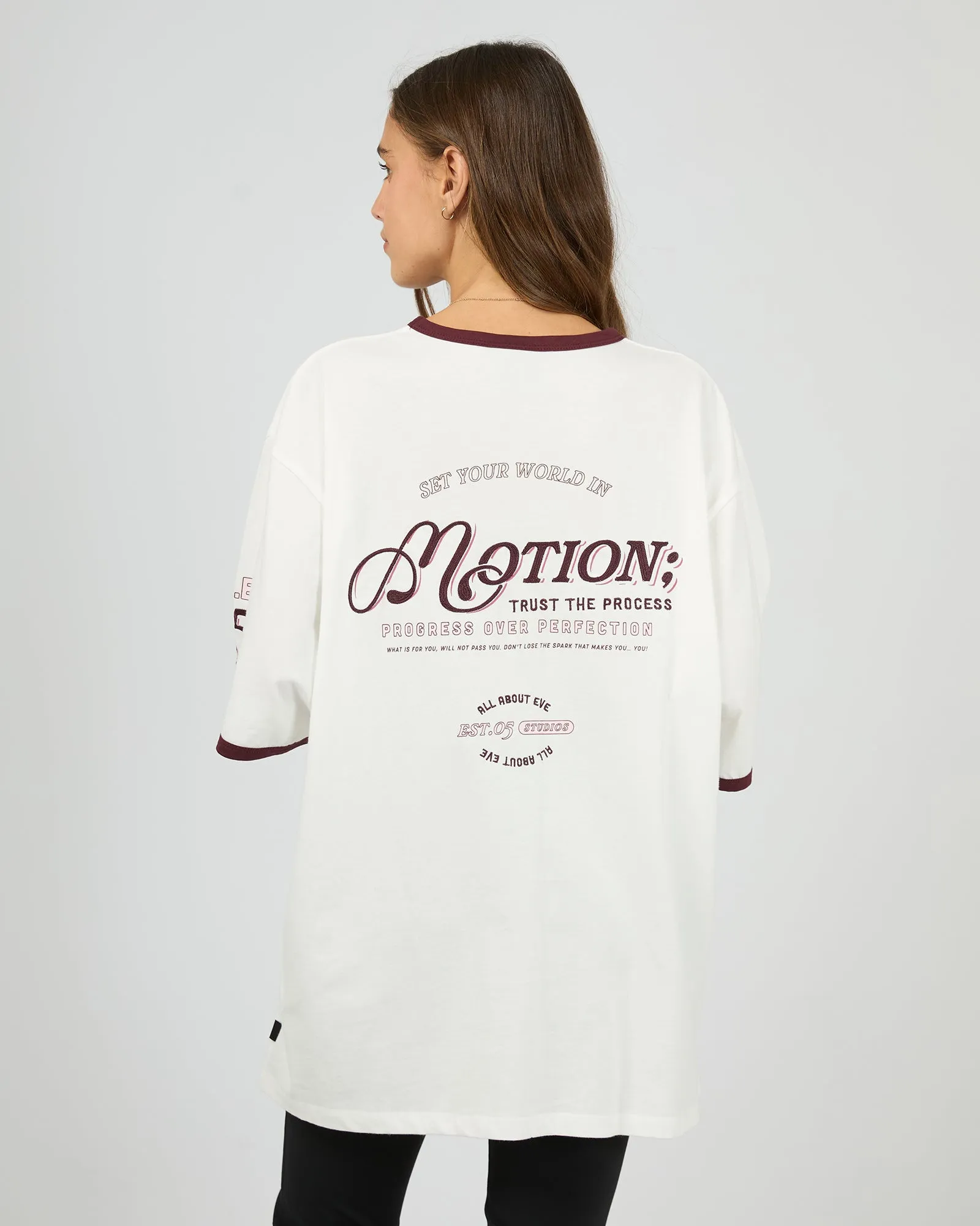 Motion Oversized Tee Vintage White sold by All About Eve product image thumbnail 3