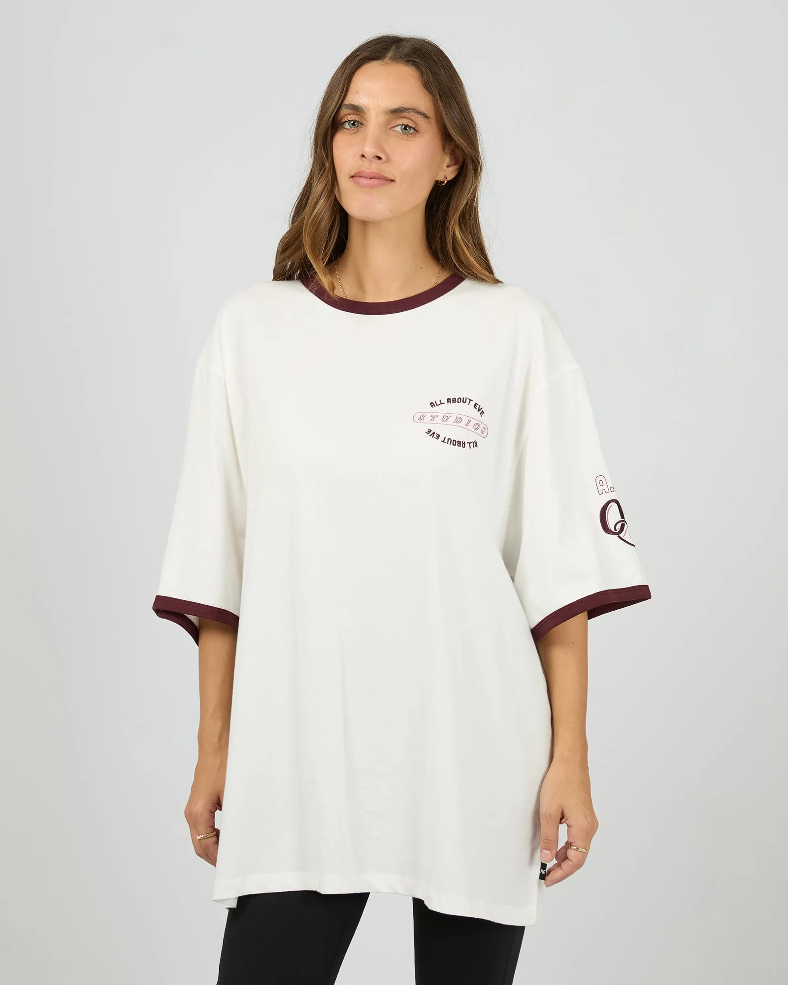 Motion Oversized Tee Vintage White sold by All About Eve