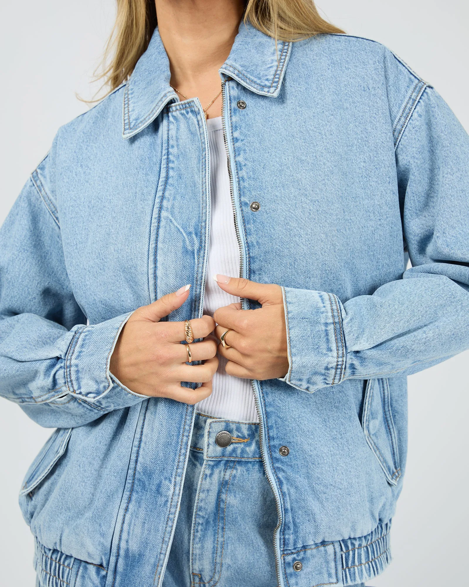 Max Bomber Light Blue sold by All About Eve product image thumbnail 5