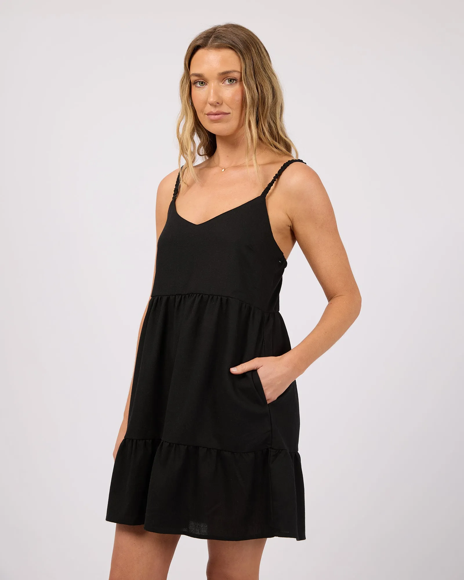 Soleil Mini Dress Black sold by All About Eve product image thumbnail 4