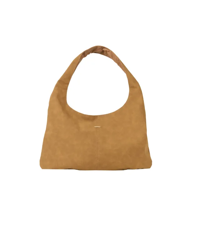 Kira Suede Bag Tan made by All About Eve