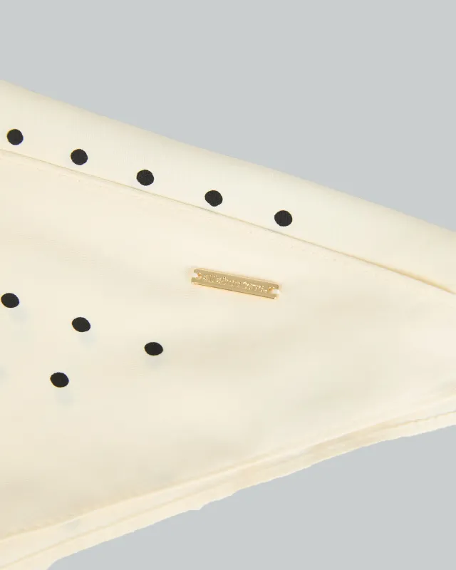 Raya Dot Scarf Vintage White made by All About Eve