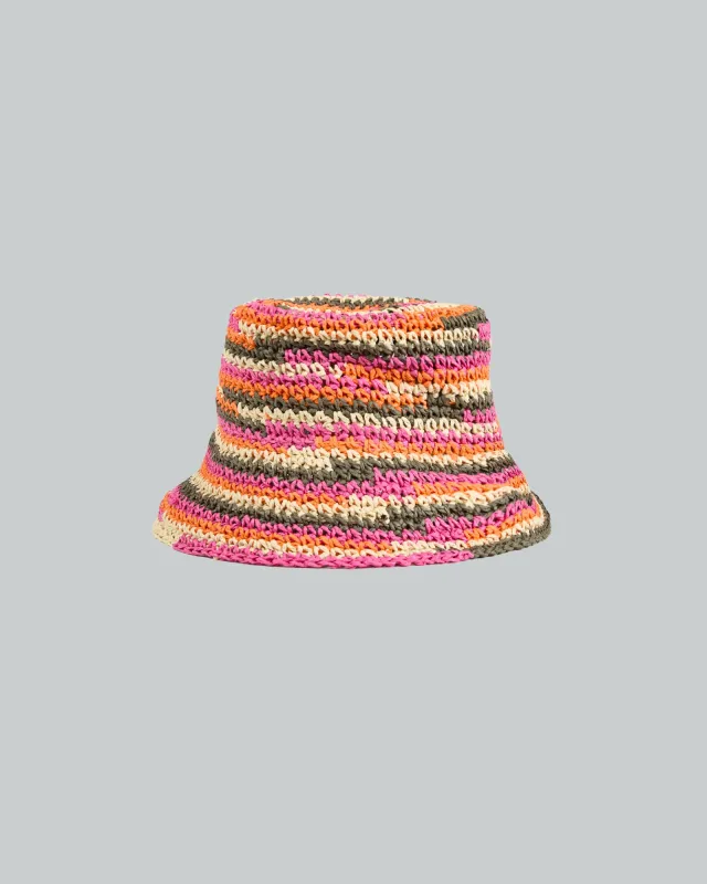 Izzy Stripe Bucket Hat Stripe made by All About Eve