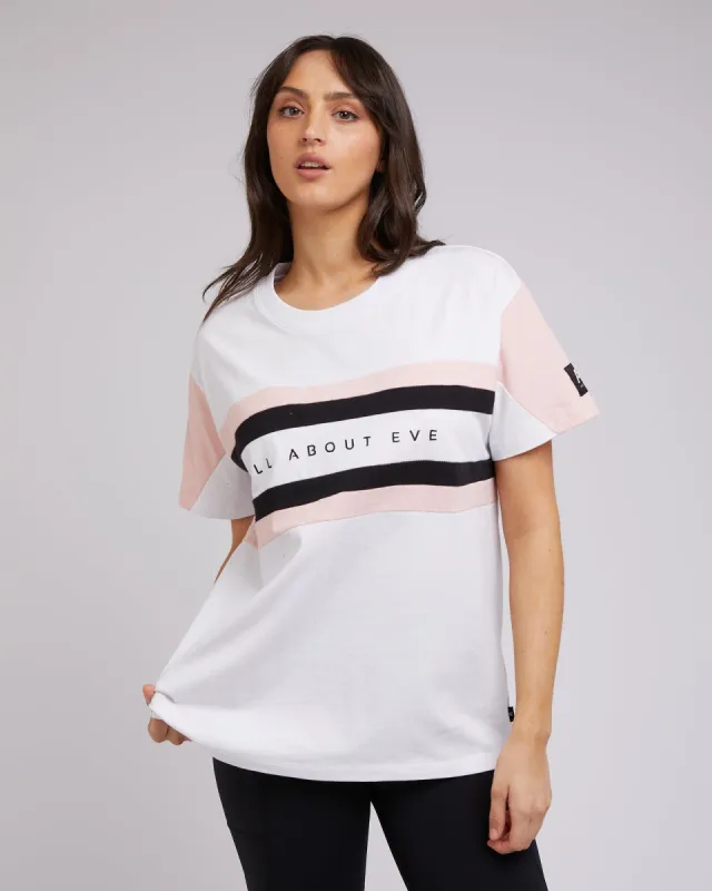 Base Contrast Tee Vintage White sold by All About Eve