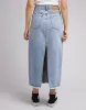 Ray Denim Maxi Skirt Light Blue sold by All About Eve