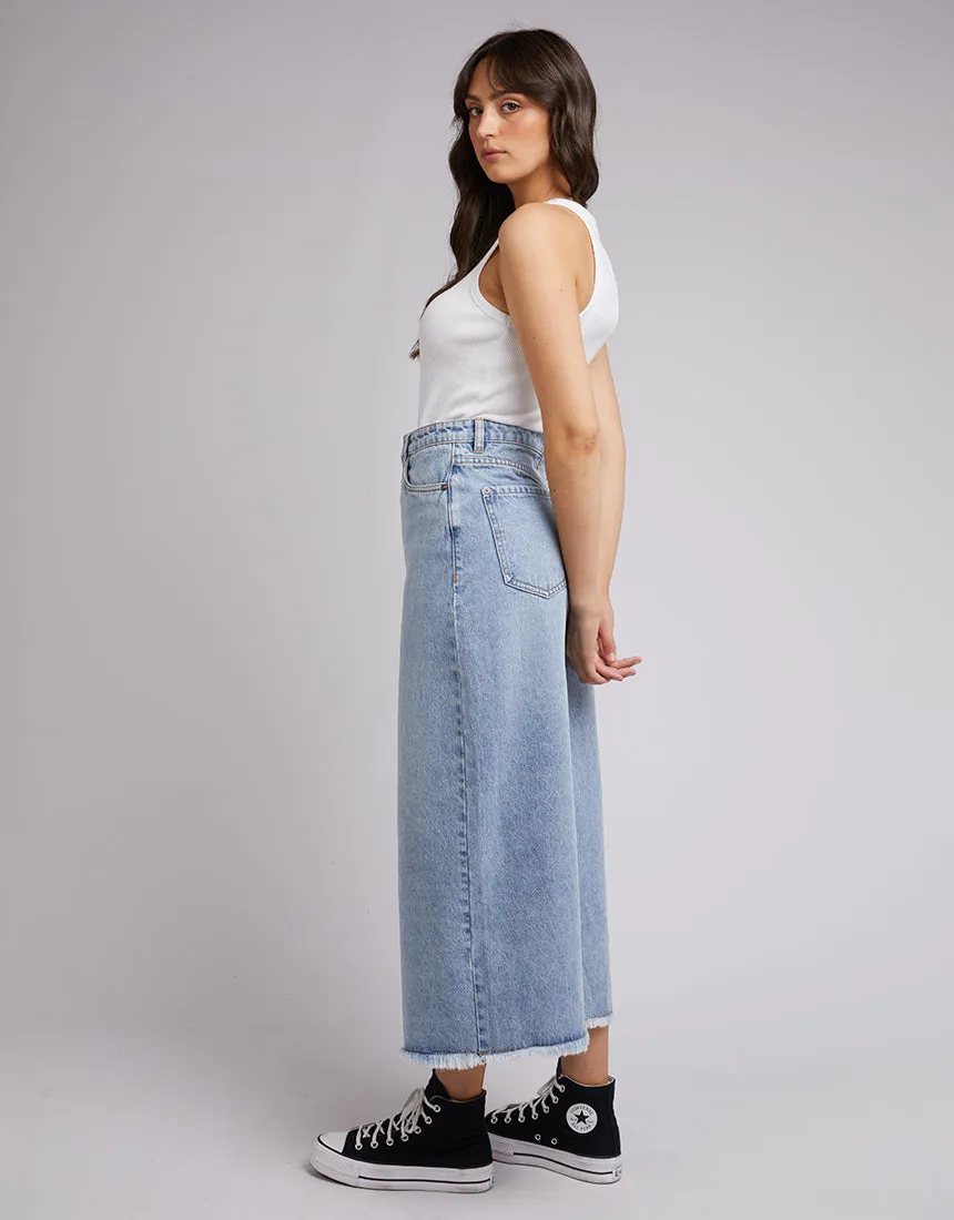 Ray Denim Maxi Skirt Light Blue sold by All About Eve product image thumbnail 5