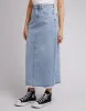 Ray Denim Maxi Skirt Light Blue sold by All About Eve