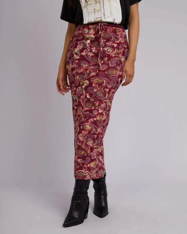 Poet Maxi Skirt Print sold by All About Eve