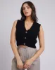 Tilly Knit Vest Black sold by All About Eve