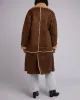Mia Sherpa Coat Brown sold by All About Eve
