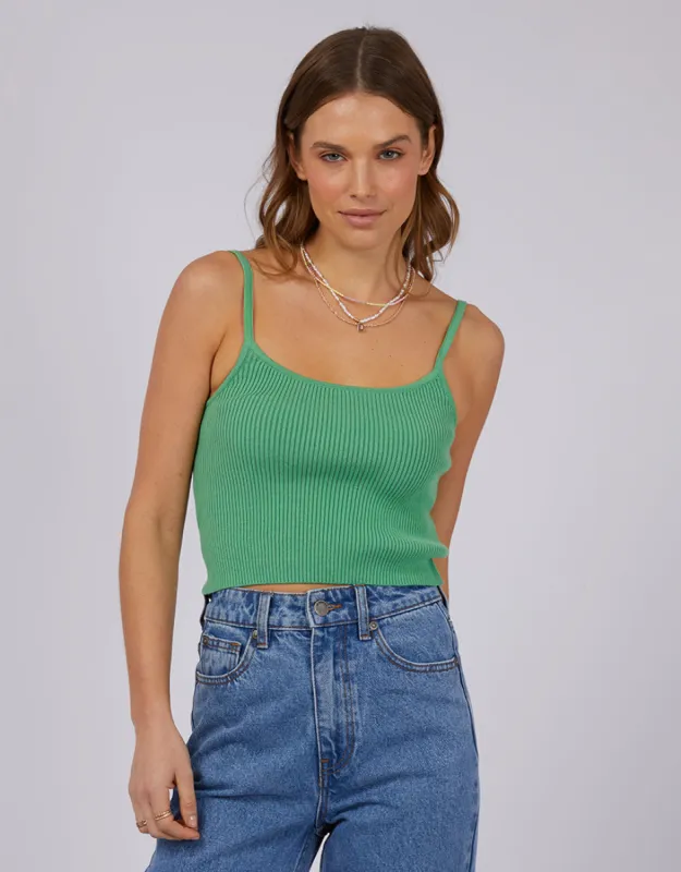 Greta Knit Top Light Green sold by All About Eve