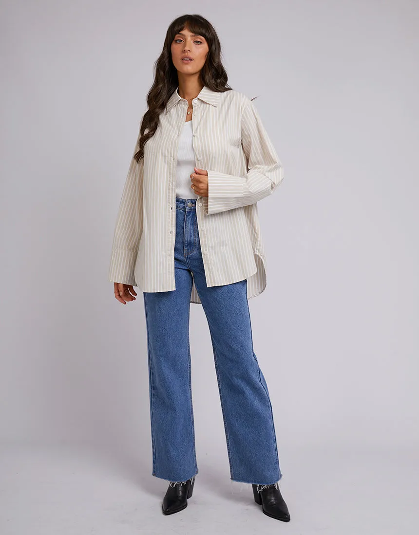Holiday Oversized Shirt Oatmeal sold by All About Eve product image thumbnail 2