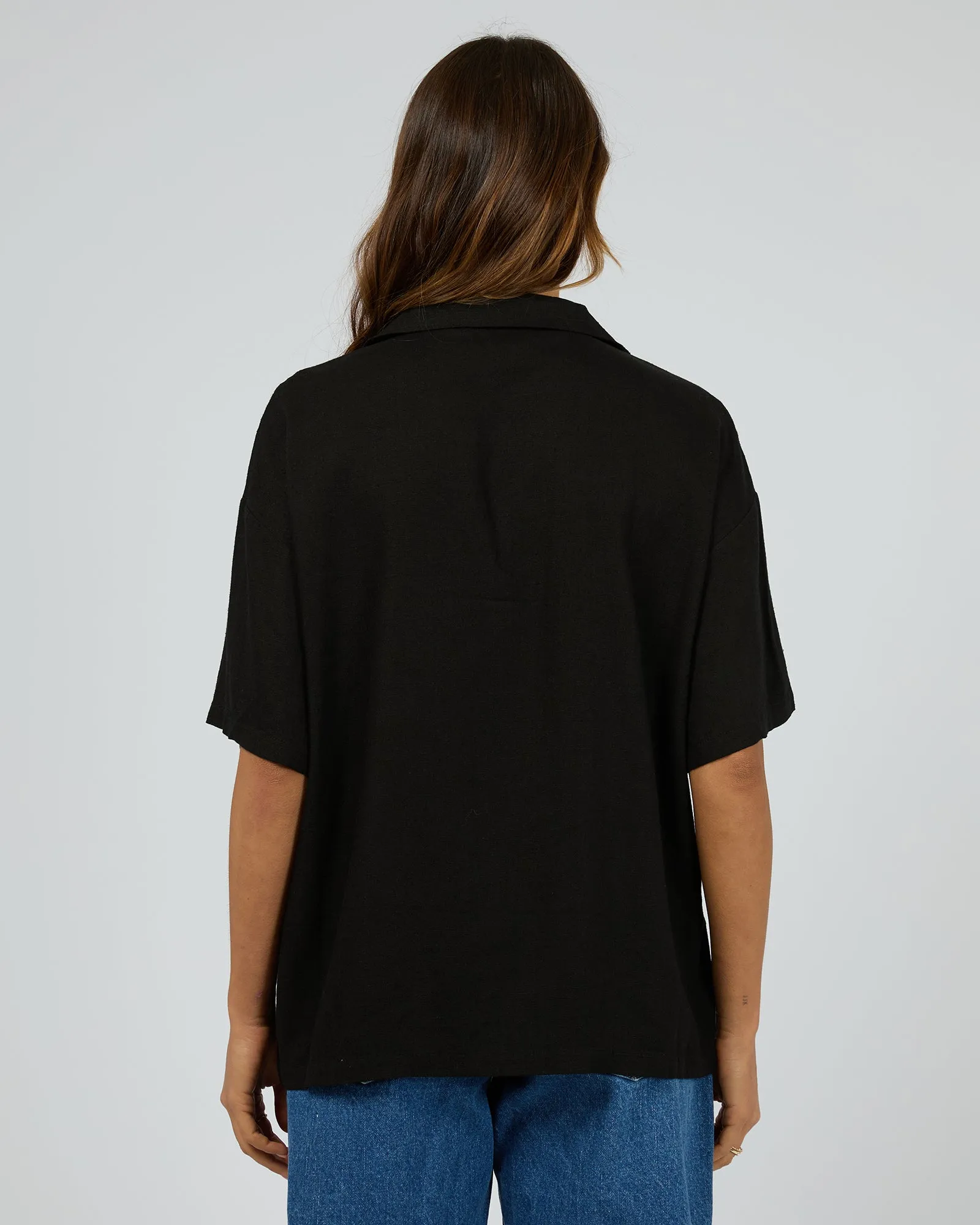 Luxe Linen Shirt Black sold by All About Eve product image thumbnail 3