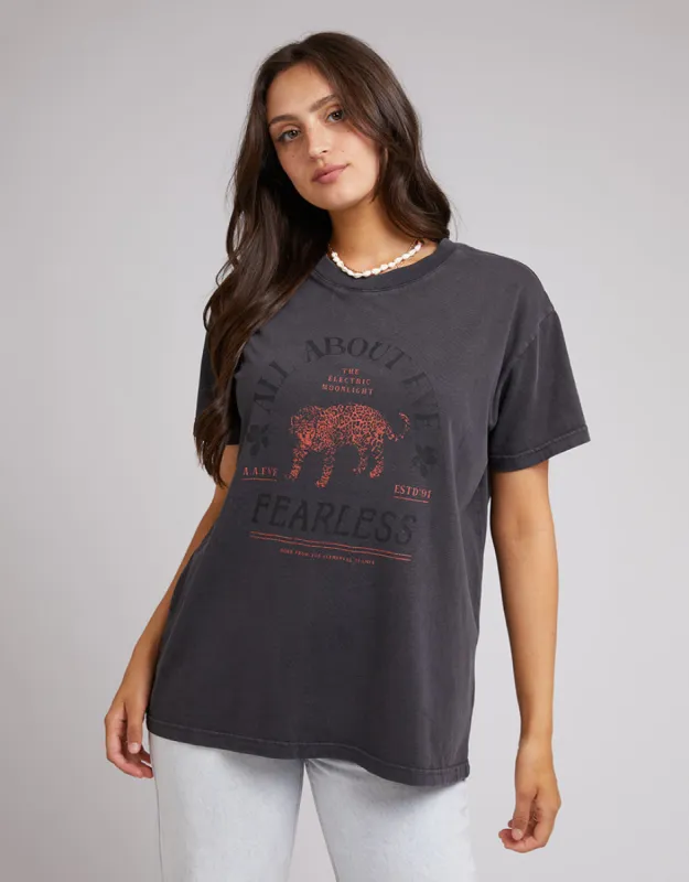 Fearless Tee Washed Black sold by All About Eve