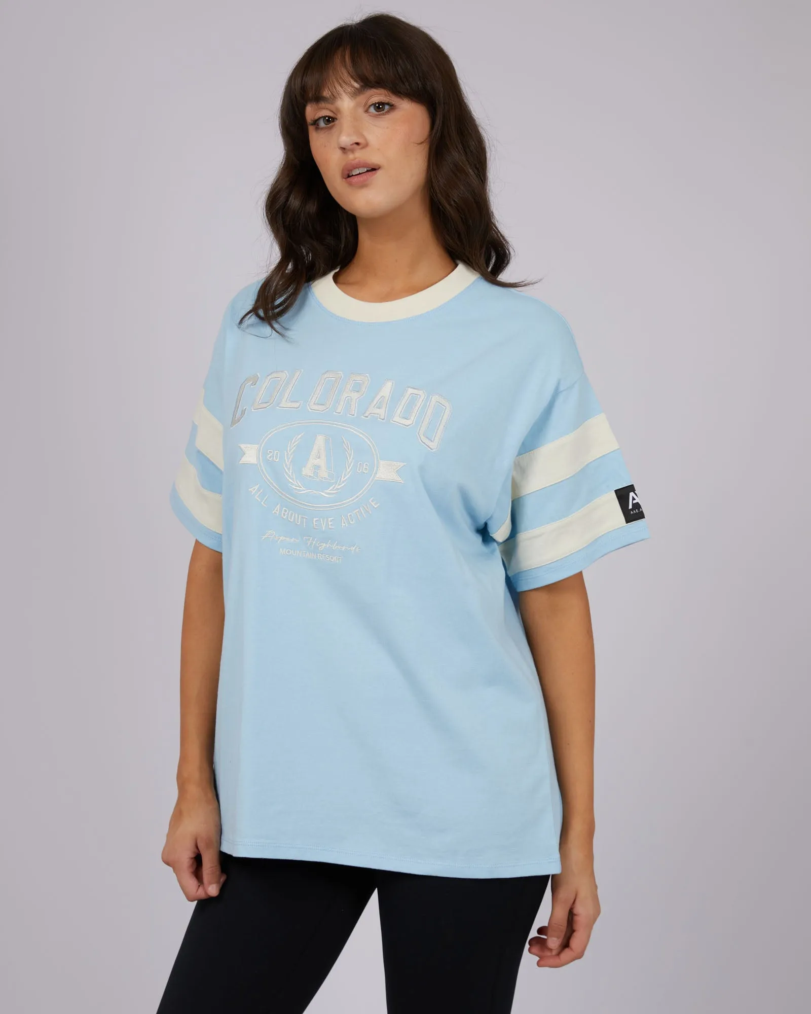 Aspen Oversized Tee Light Blue sold by All About Eve product image thumbnail 4