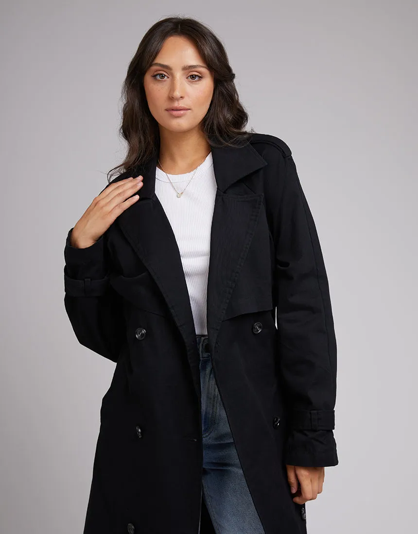Eve Trench Coat Black sold by All About Eve product image thumbnail 2
