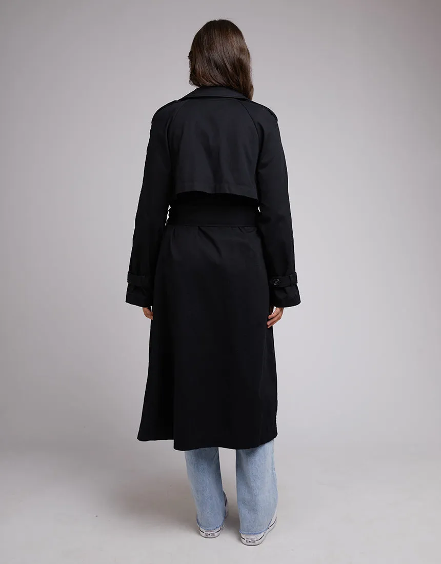 Eve Trench Coat Black sold by All About Eve product image thumbnail 3