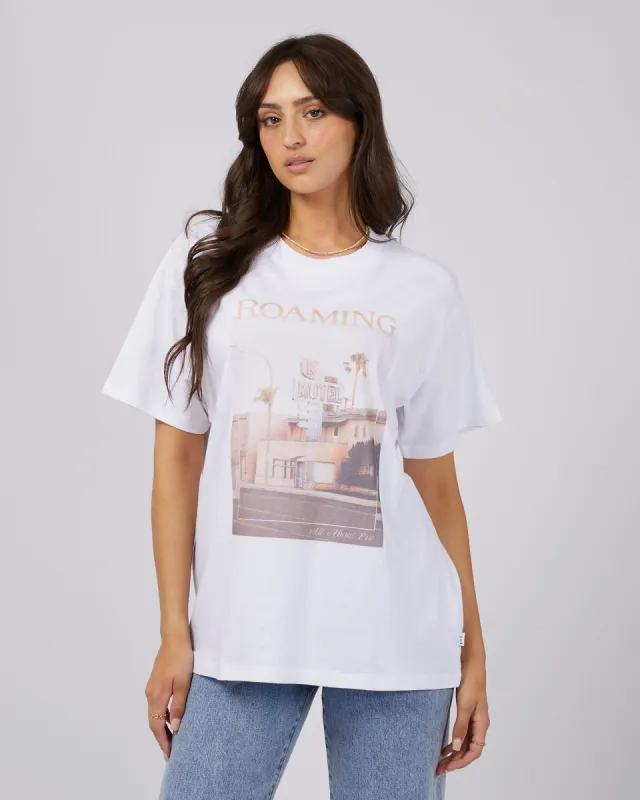 Destination Tee White sold by All About Eve