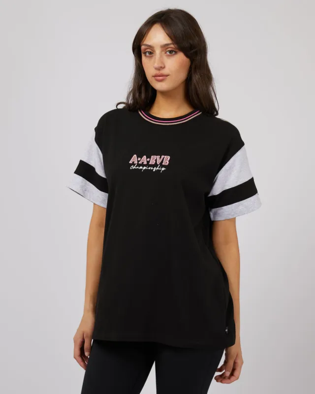 Championship O/S Tee Black sold by All About Eve