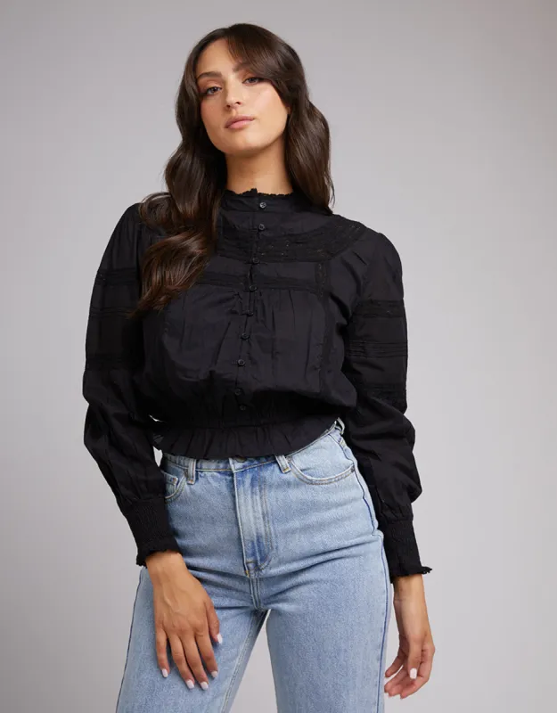 Paige Top Black sold by All About Eve