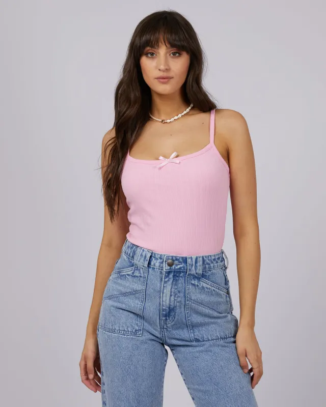 Caprice Tank Pink sold by All About Eve