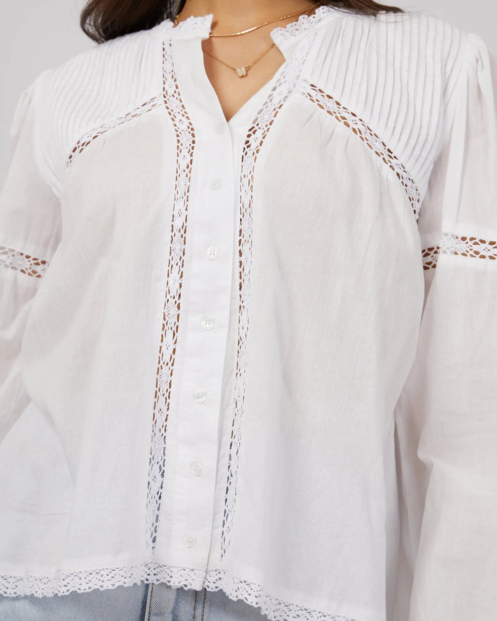 Poet Shirt White sold by All About Eve product image thumbnail 5