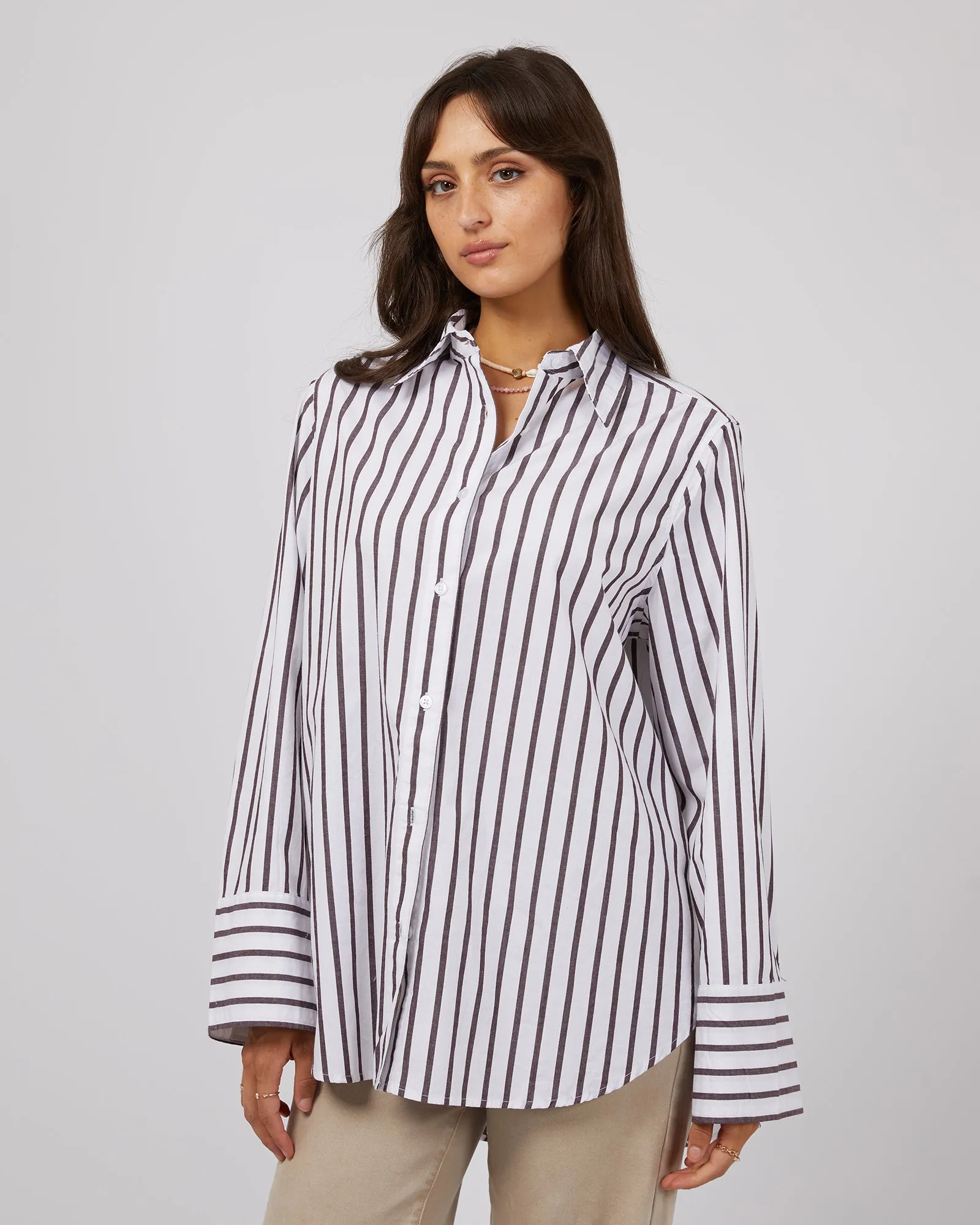 Vinnie Stripe Shirt sold by All About Eve product image thumbnail 5