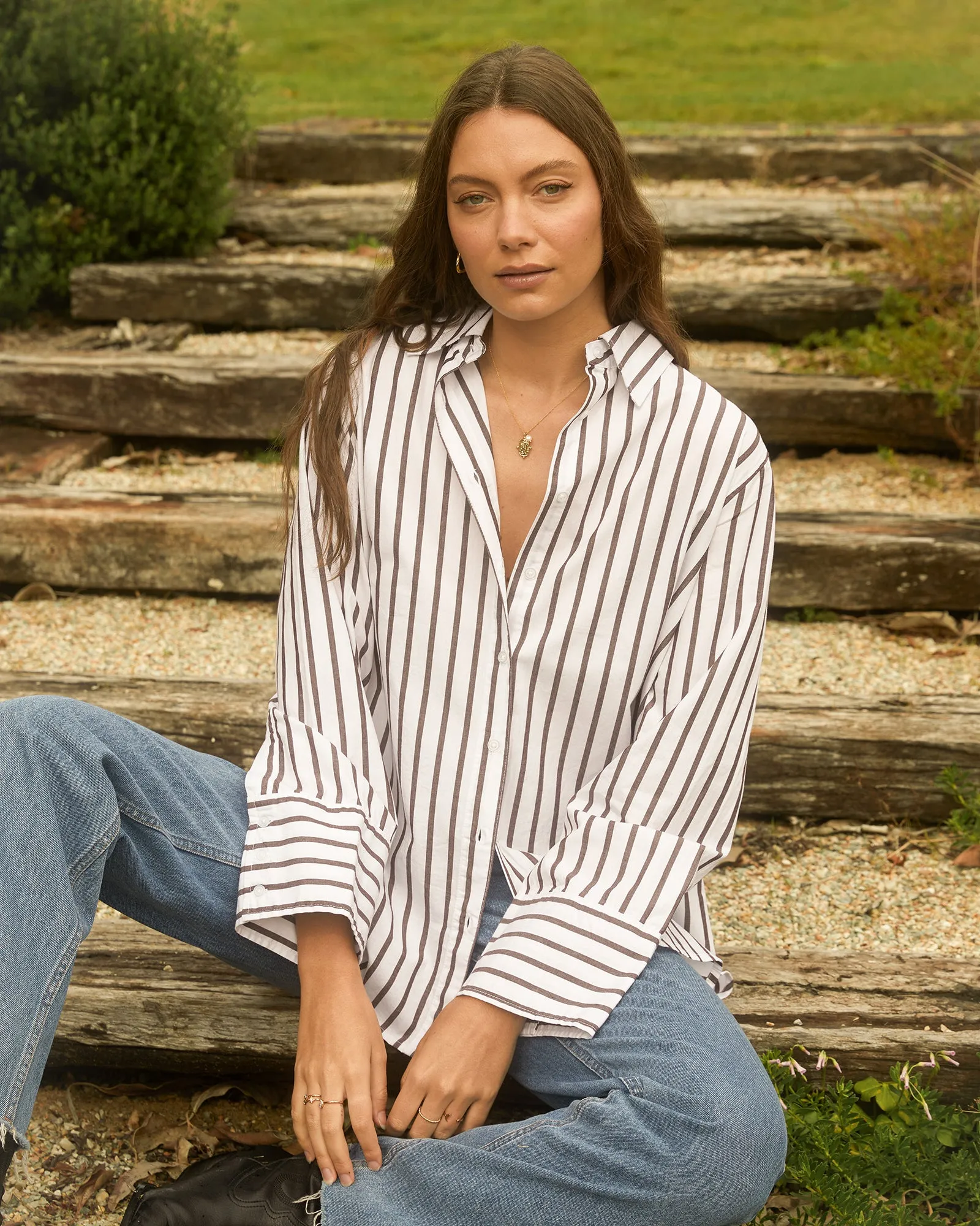 Vinnie Stripe Shirt sold by All About Eve