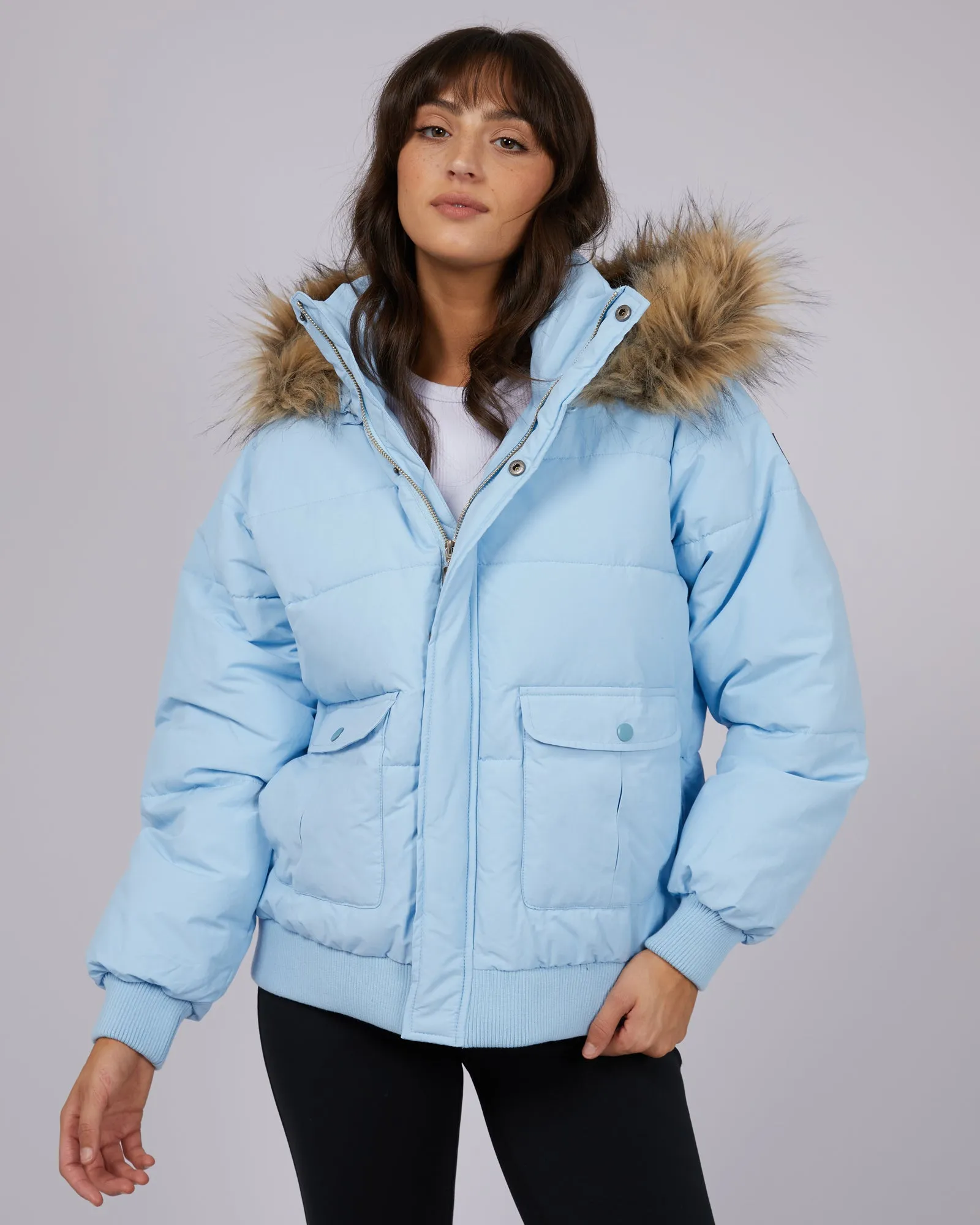 Active Fur Puffer Light Blue sold by All About Eve product image thumbnail 2