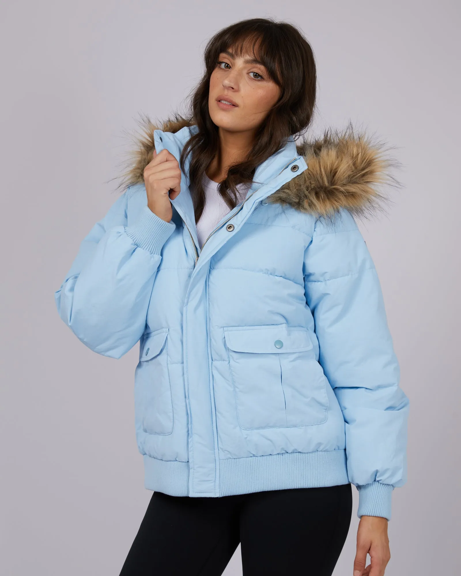 Active Fur Puffer Light Blue sold by All About Eve product image thumbnail 5
